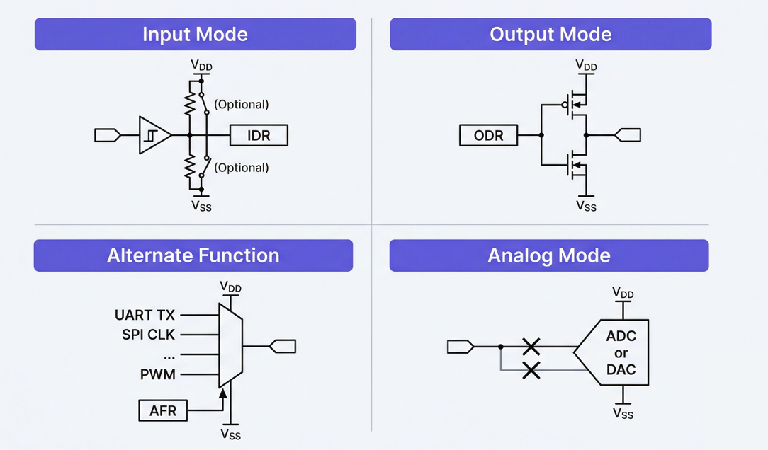 GPIO 4 Modes