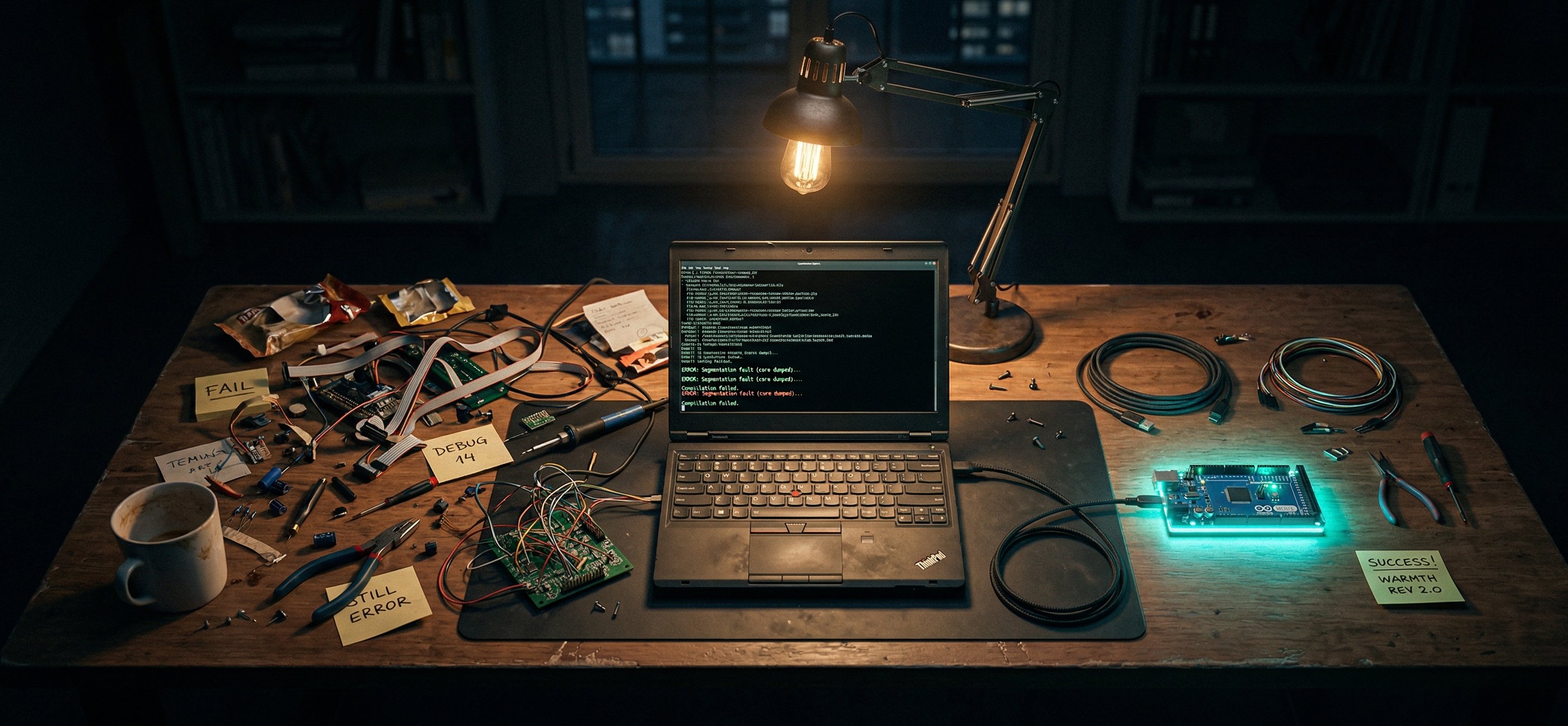 The debugging journey — from chaos to a working setup